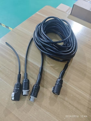 원형 커넥터와 함께 시저 리프트 와이어 어셈블리